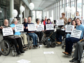 Stille Demo im SPZ